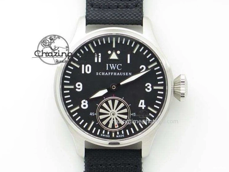 MIROTIME 1229 TechFriendly Aquatimer SS IW3290 RSF 1:1 Best Edition Black Dial on Black Rubber Strap A 7076